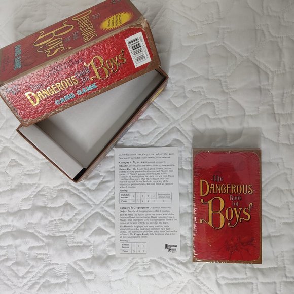 New! Parker Brothers The Dangerous Book For Boys Card Game 8+ - Picture 5 of 7